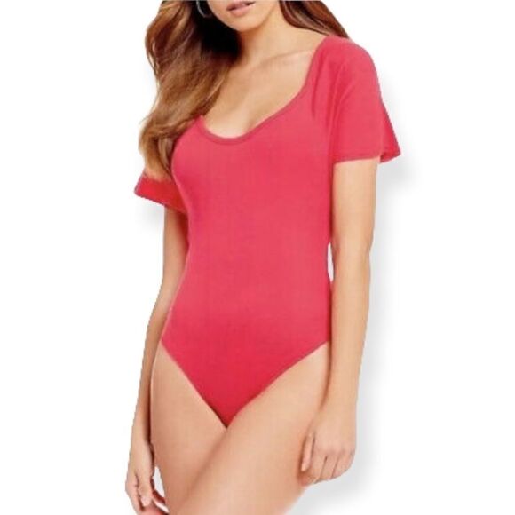 Intimately Free People Byron Ribbed Flutter Sleeves Bodysuit in the Size Small - Picture 2 of 16